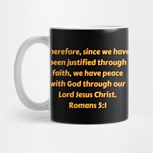 Bible Verse Romans 5:1 Mug